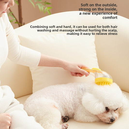 Silicone Pet Bath Massage Brush