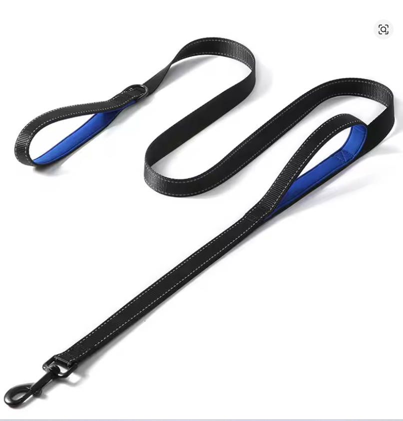 6FT Heavy Duty Dog Leash – Double Handle Reflective Training Lead for Large & Medium Dogs