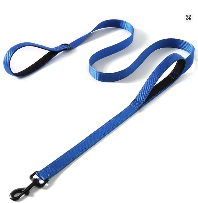 6FT Heavy Duty Dog Leash – Double Handle Reflective Training Lead for Large & Medium Dogs