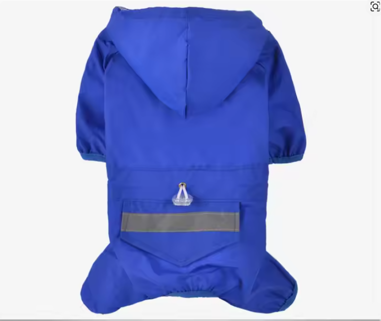 Reflective Waterproof Dog Raincoat – Hooded Rain Jacket for Dogs & Cats