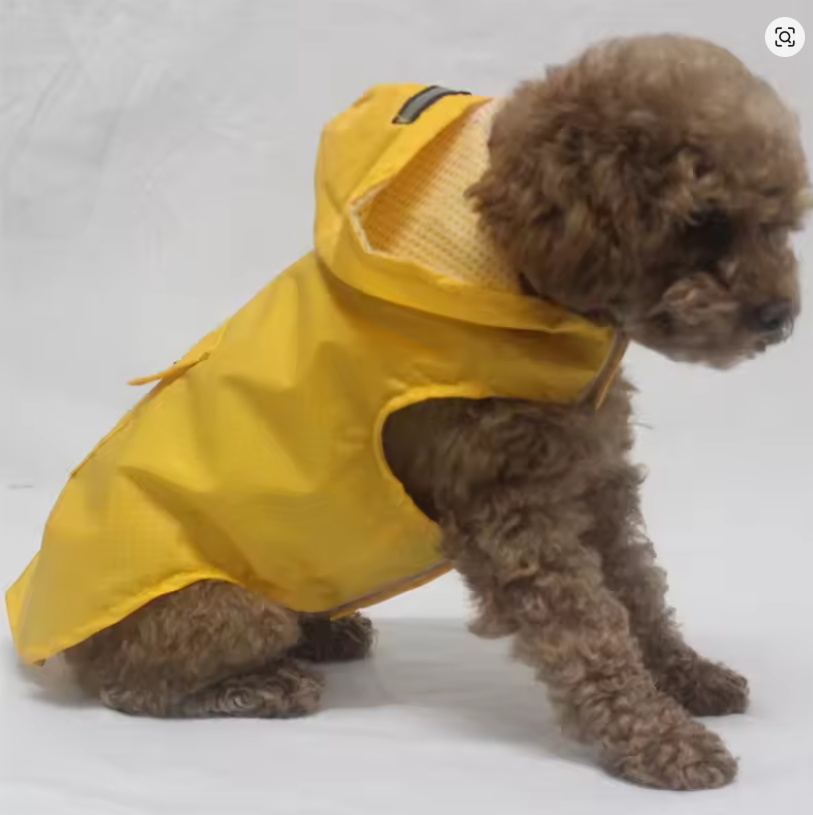 Reflective Waterproof Dog Raincoat – Hooded Rain Jacket for Dogs & Cats