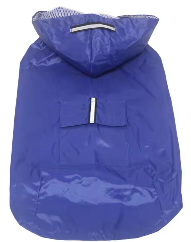 Waterproof Dog Raincoat Hoodie – Reflective Pet Rain Jacket Large Dogs