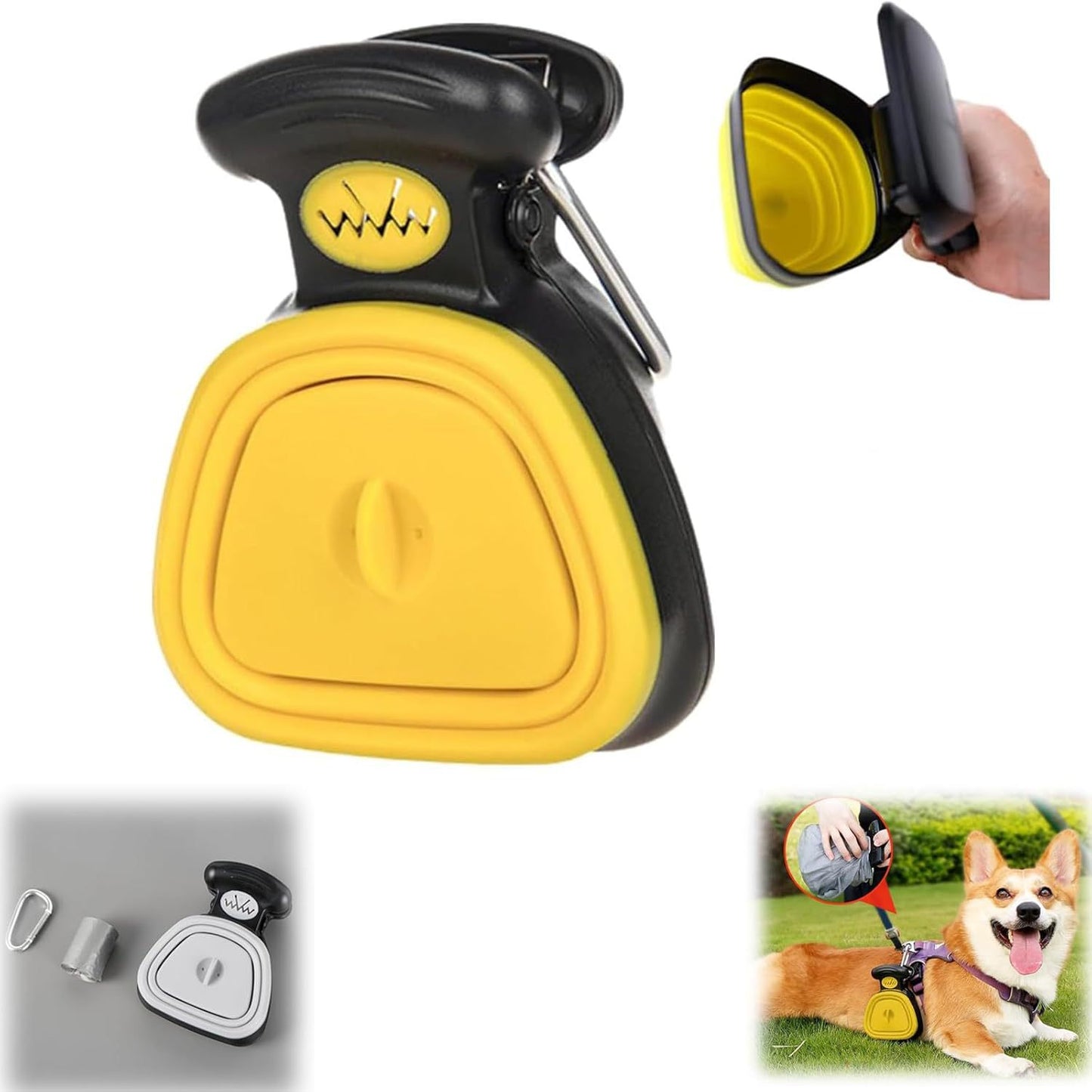 Portable Dog Poop Picker with Garbage Bags