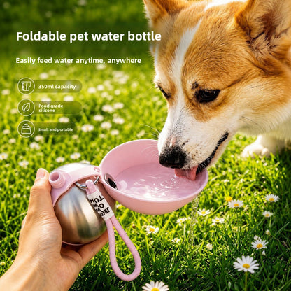 304 Stainless Steel Pet Water Bottle