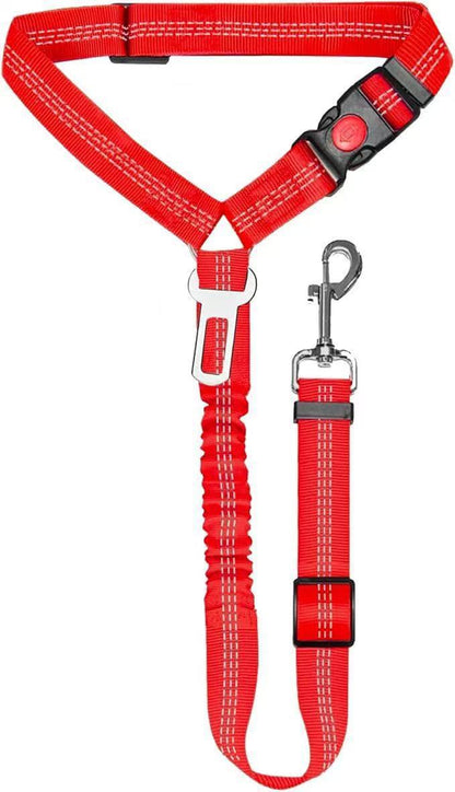 Retractable Dog Car Safety Leash for Medium Dogs