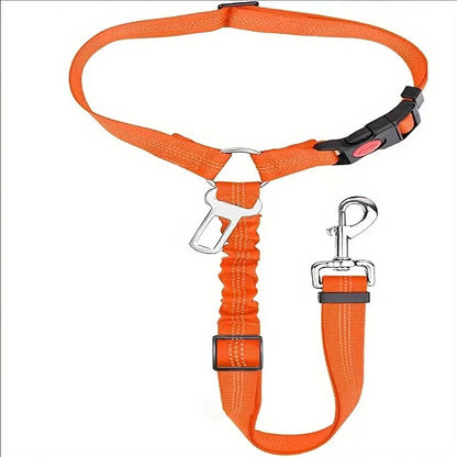 Retractable Dog Car Safety Leash for Medium Dogs