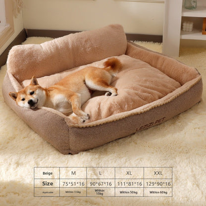 Extra Large Flannel Pet Bed Cat Sofa Nest Mat