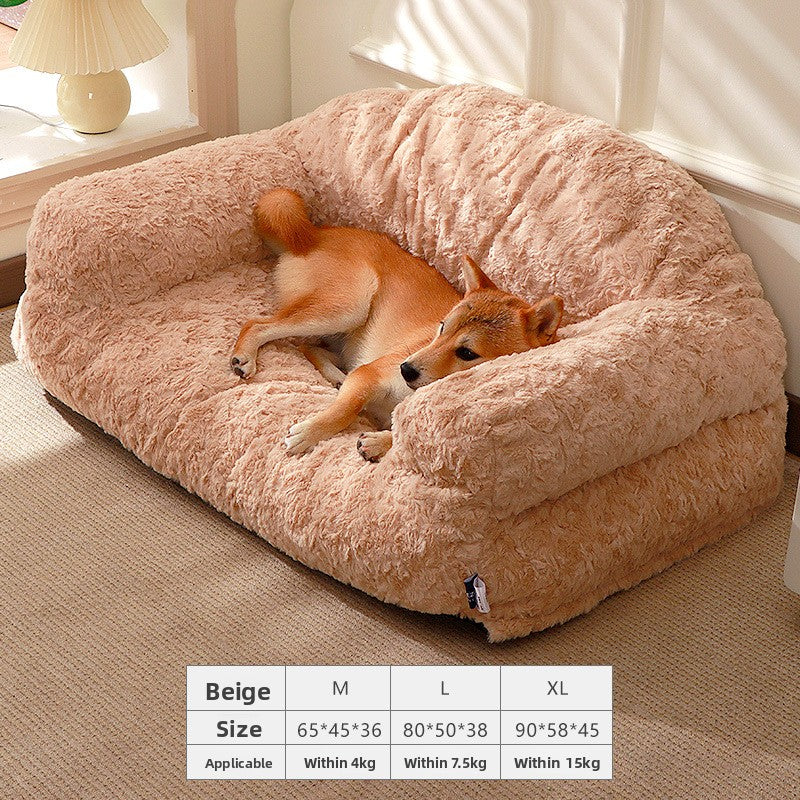Extra Large Flannel Pet Bed Cat Sofa Nest Mat