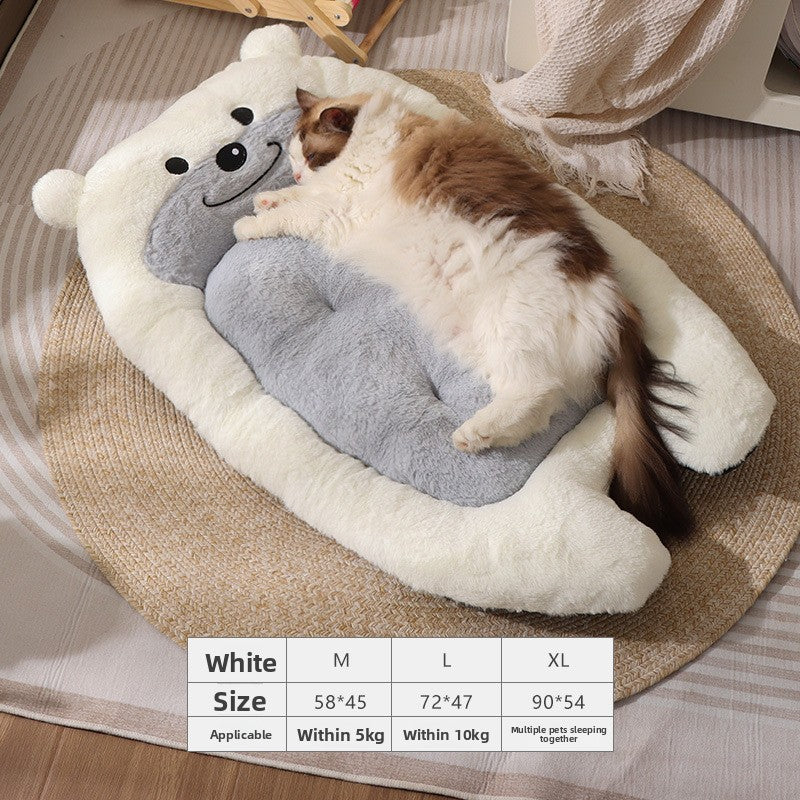 Extra Large Flannel Pet Bed Cat Sofa Nest Mat
