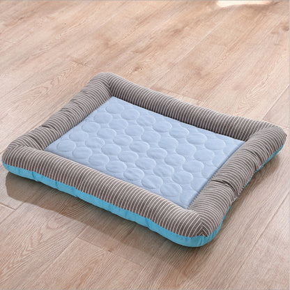ice Silk Nest mat small and medium-sized multi-functional ice cool pet nest