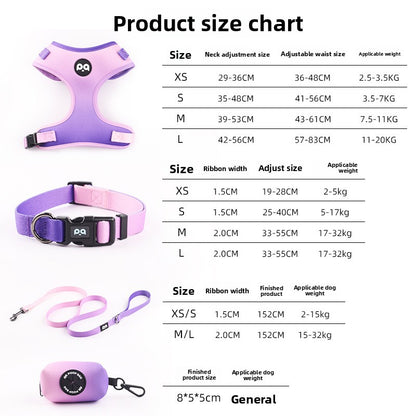Adjustable Dog Leash and Collar Set