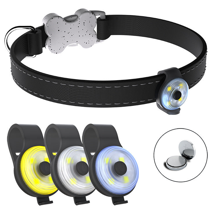 Adjustable LED Pet Safety Light with Multi-Color Modes