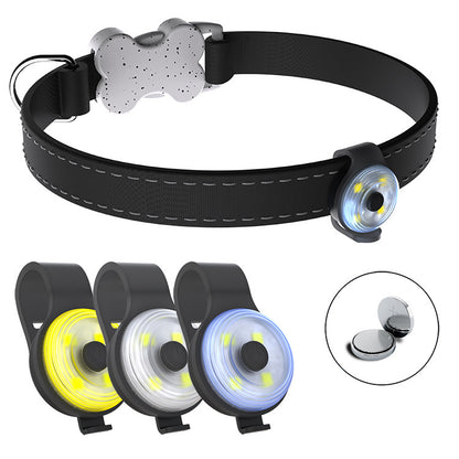 Adjustable LED Pet Safety Light with Multi-Color Modes