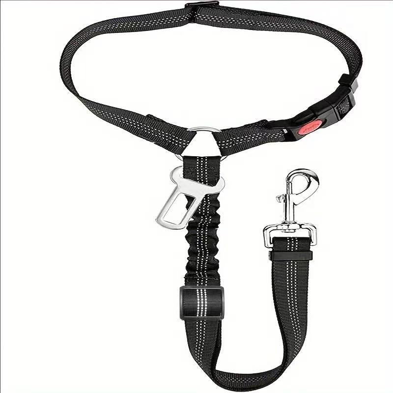 Retractable Dog Car Safety Leash for Medium Dogs