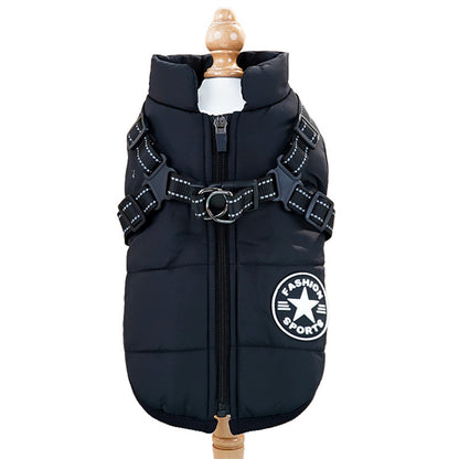 Thickened Warm Pet Cotton Vest for Dogs and Cats