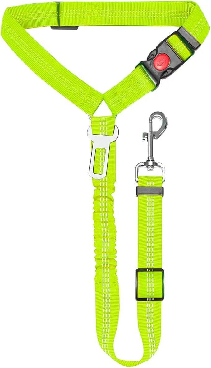 Retractable Dog Car Safety Leash for Medium Dogs