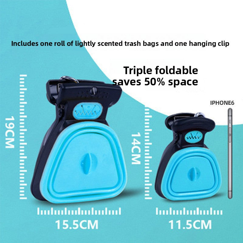 Portable Dog Poop Picker with Garbage Bags