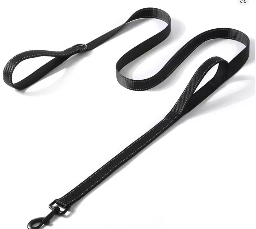 6FT Heavy Duty Dog Leash – Double Handle Reflective Training Lead for Large & Medium Dogs
