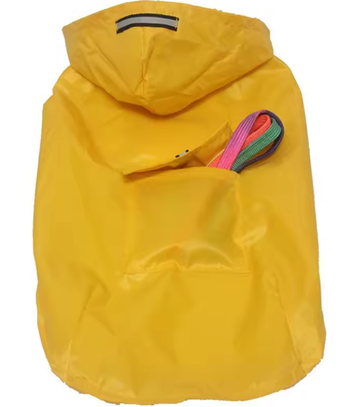 Waterproof Dog Raincoat Hoodie – Reflective Pet Rain Jacket Large Dogs
