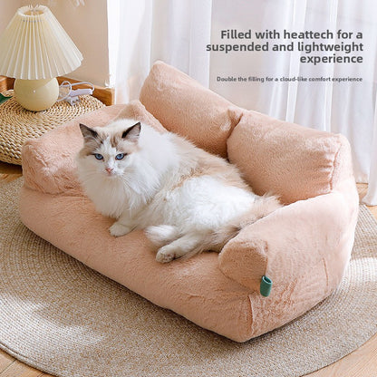 Extra Large Flannel Pet Bed Cat Sofa Nest Mat