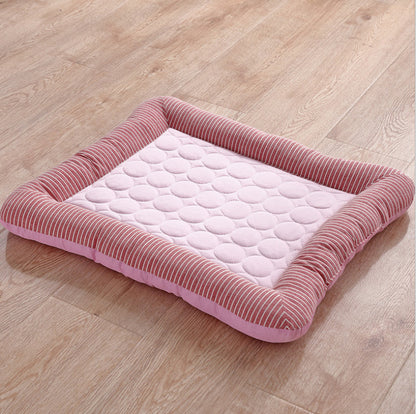 ice Silk Nest mat small and medium-sized multi-functional ice cool pet nest