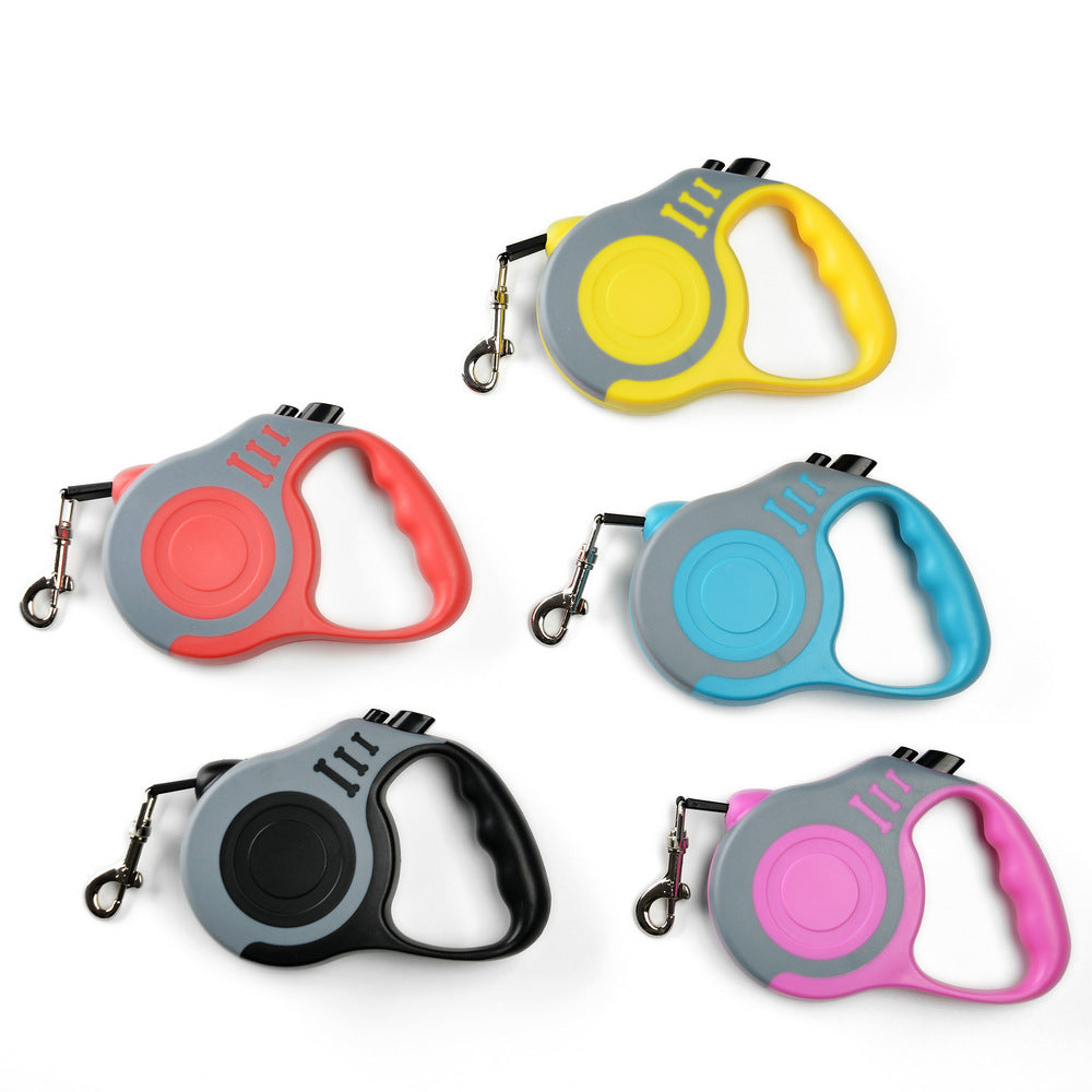 Automatic Retractable Dog Leash with Bone Handle