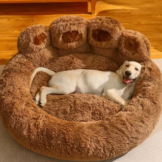 Cozy Flannel Pet Bed for Cats and Dogs