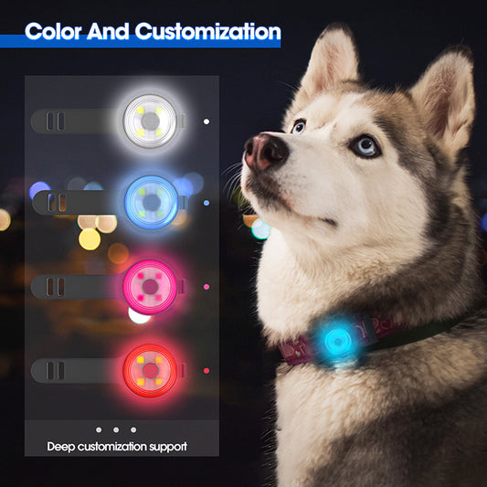 Adjustable LED Pet Safety Light with Multi-Color Modes