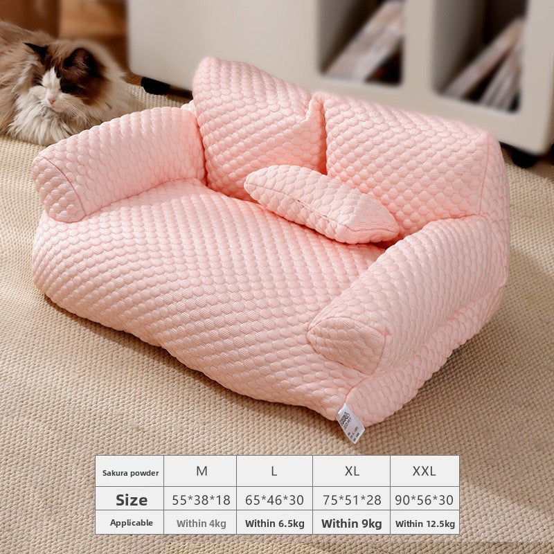 Extra Large Flannel Pet Bed Cat Sofa Nest Mat
