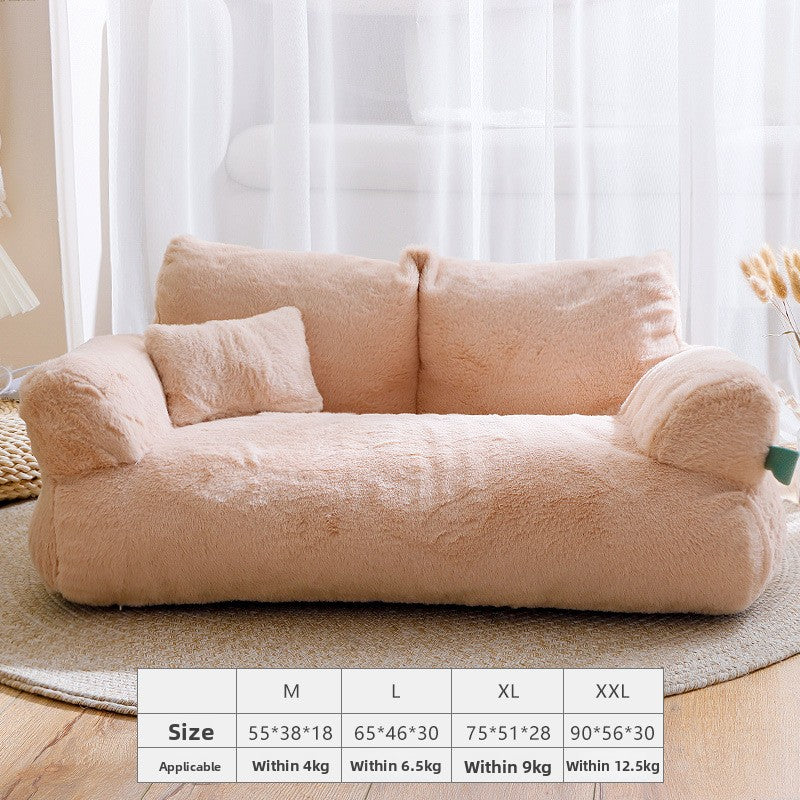 Extra Large Flannel Pet Bed Cat Sofa Nest Mat