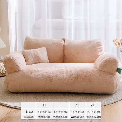 Extra Large Flannel Pet Bed Cat Sofa Nest Mat