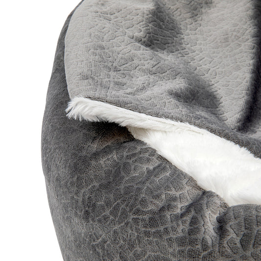 Soft Plush Cat Bed Shell Shape Pet Nest