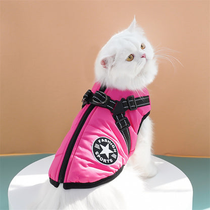 Thickened Warm Pet Cotton Vest for Dogs and Cats