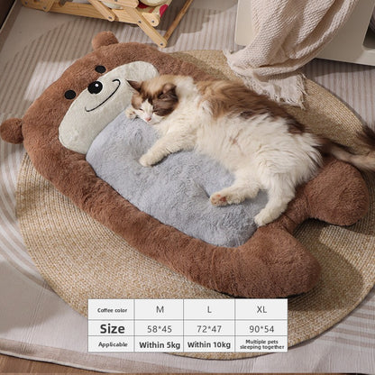 Extra Large Flannel Pet Bed Cat Sofa Nest Mat